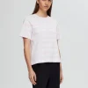 T-shirts>SELECTED STRIBET T-SHIRT Pink