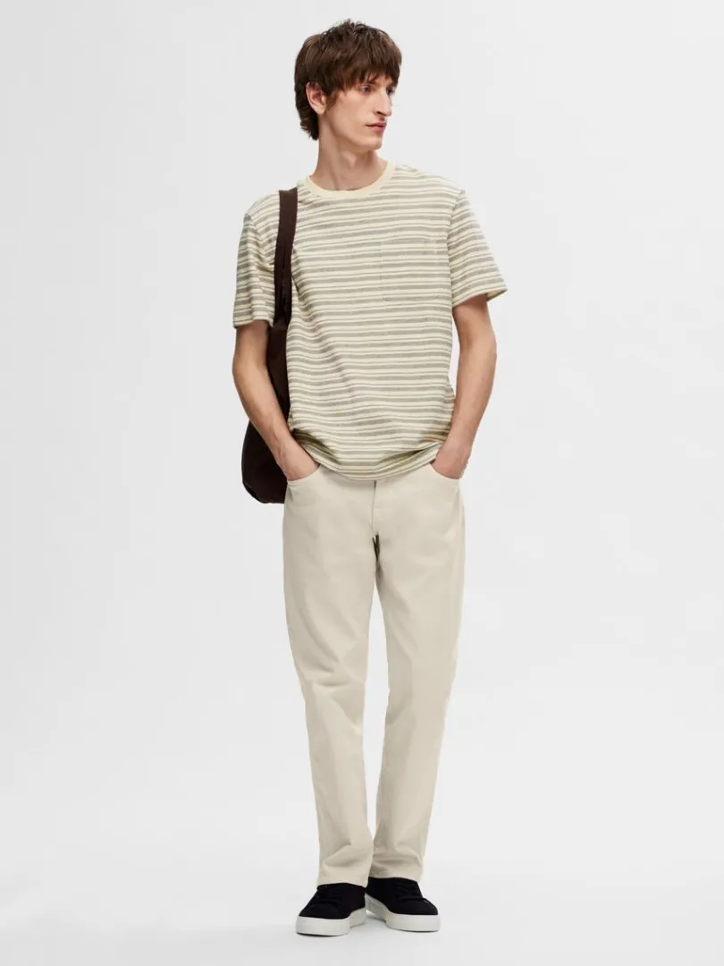 stribet_tshirt_1-5.webp T-shirts>SELECTED STRIBET T-SHIRT Grey