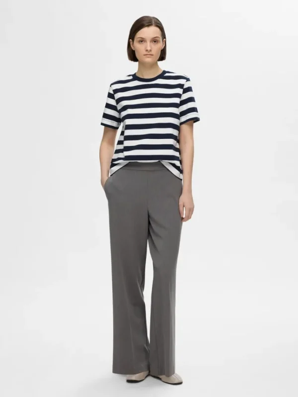 T-shirts>SELECTED STRIBET T-SHIRT Blue