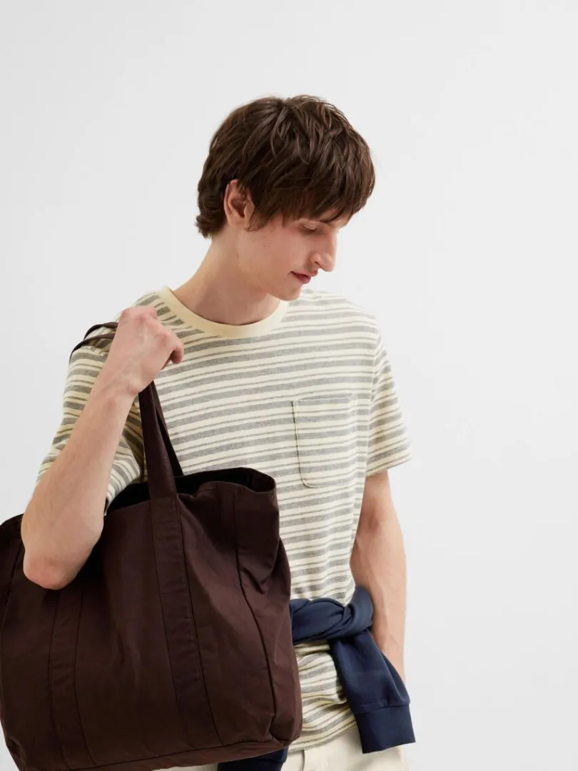 stribet_tshirt_2-5.webp T-shirts>SELECTED STRIBET T-SHIRT Grey