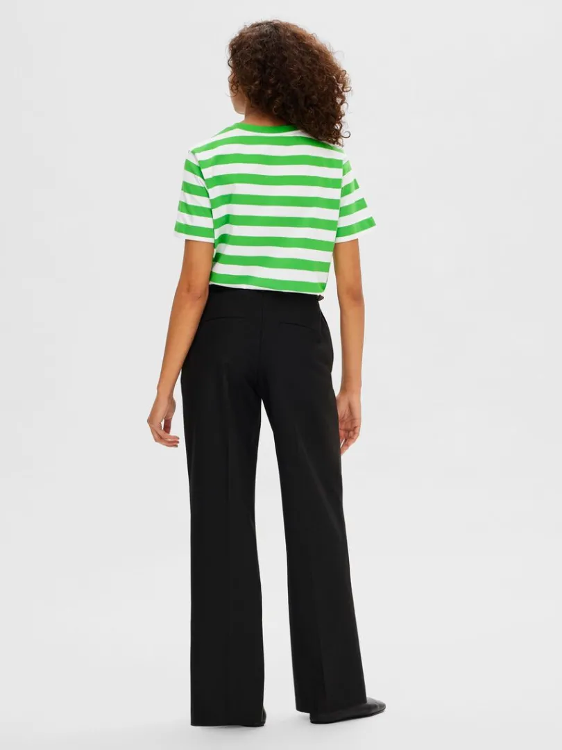 stribet_tshirt_4-3.webp T-shirts>SELECTED STRIBET T-SHIRT Green