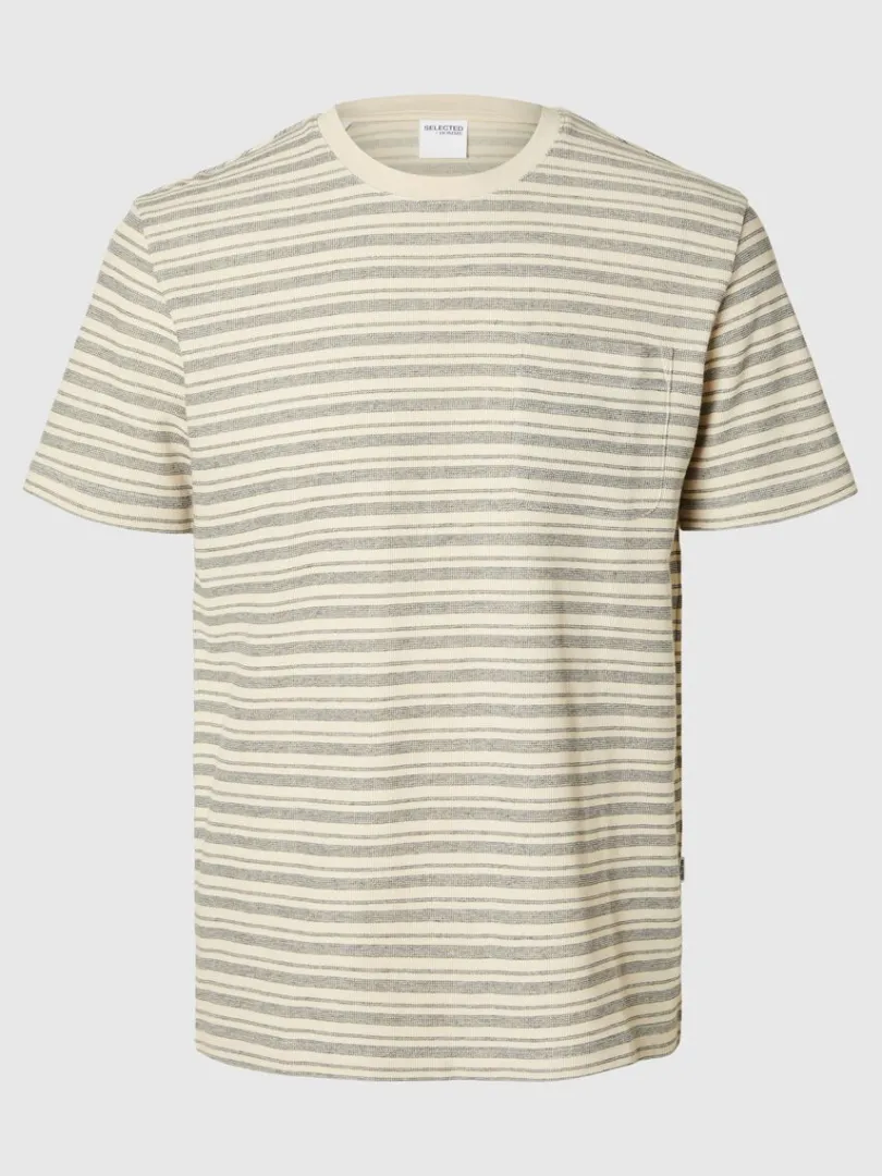 stribet_tshirt_5-5.webp T-shirts>SELECTED STRIBET T-SHIRT Grey