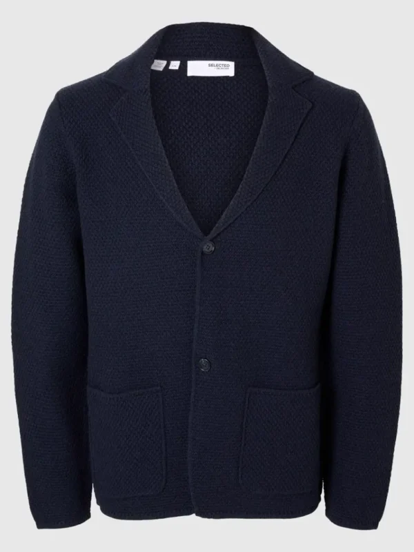 Strik>SELECTED STRIKKET BLAZER Blue