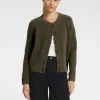 Strik>SELECTED STRIKKET CARDIGAN Green