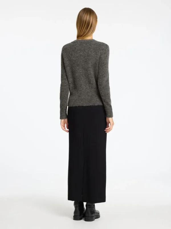 Strik>SELECTED STRIKKET CARDIGAN Grey