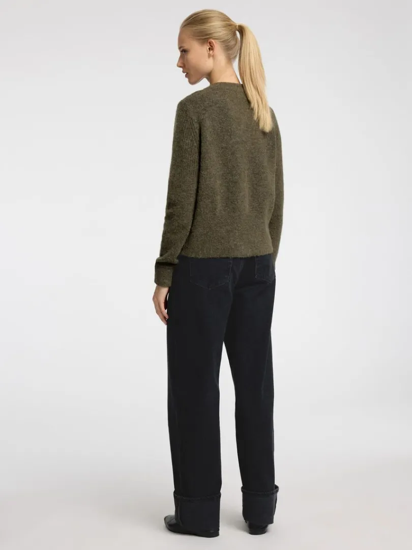 strikket_cardigan_4-2.webp Strik>SELECTED STRIKKET CARDIGAN Green
