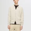 Strik>SELECTED STRIKKET CARDIGAN MED LYNLÅS Beige
