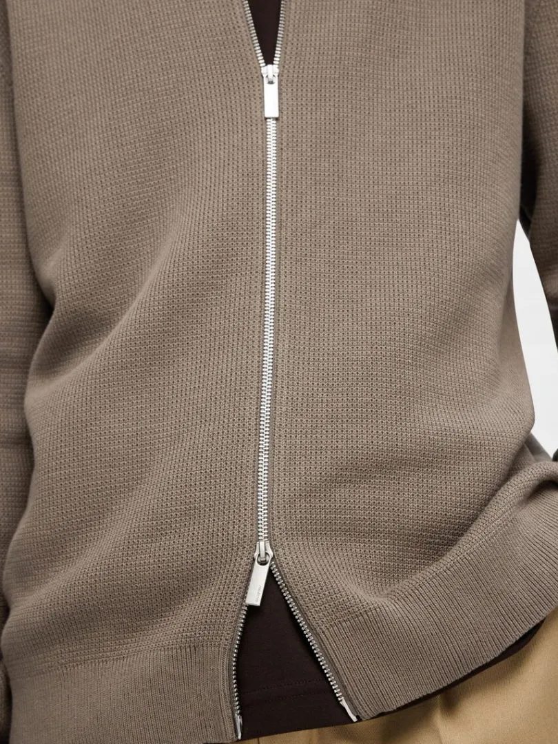 strikket_cardigan_med_lyn_3-1.webp Strik>SELECTED STRIKKET CARDIGAN MED LYNLÅS Brown