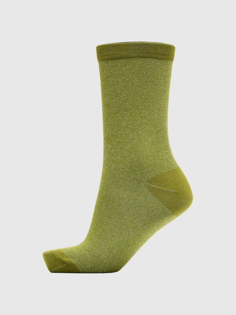strikket_glimmer_strmper_0-4.webp Accessories>SELECTED STRIKKET GLIMMER STRØMPER Green