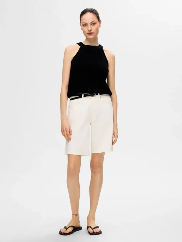 Toppe Og Bluser | Strik>SELECTED STRIKKET HALTERNECK TOP Black