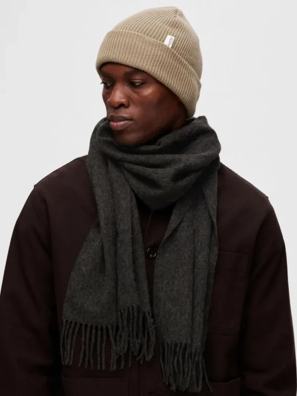 Accessories>SELECTED STRIKKET HUE Brown