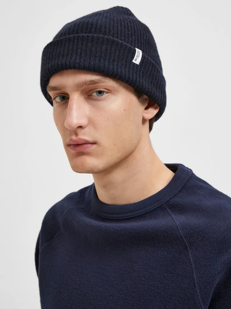 strikket_hue_2-2.webp Accessories>SELECTED STRIKKET HUE Blue
