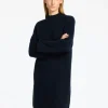 Kjoler | Strik>SELECTED STRIKKET KORT KJOLE Blue