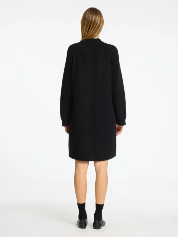 Kjoler | Strik>SELECTED STRIKKET KORT KJOLE Black