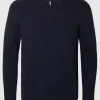 Strik>SELECTED STRIKKET LANGÆRMET POLO Blue