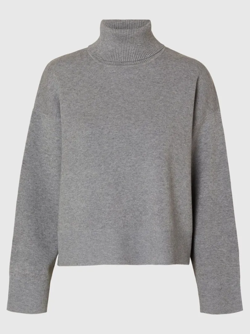 strikket_rullekrave_5.webp Strik>SELECTED STRIKKET RULLEKRAVE Grey