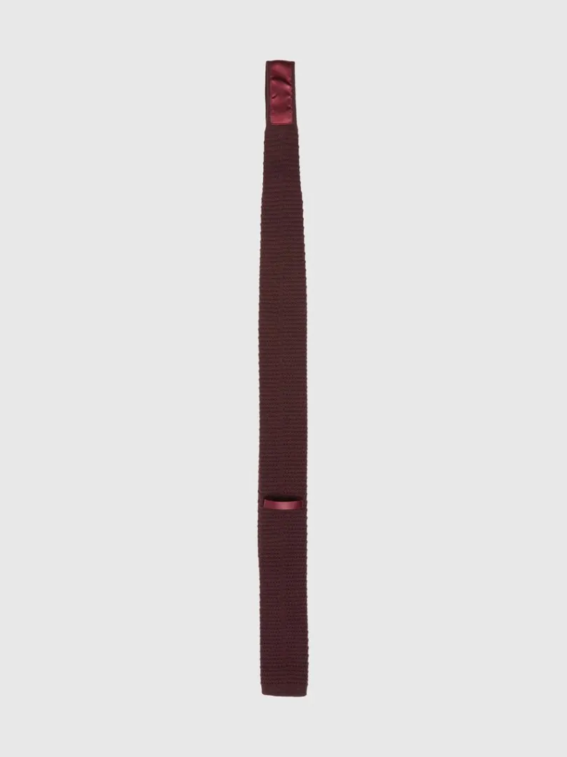 strikket_slips_1-5.webp Accessories | Jakkesæt & Blazers>SELECTED STRIKKET SLIPS Bordeaux