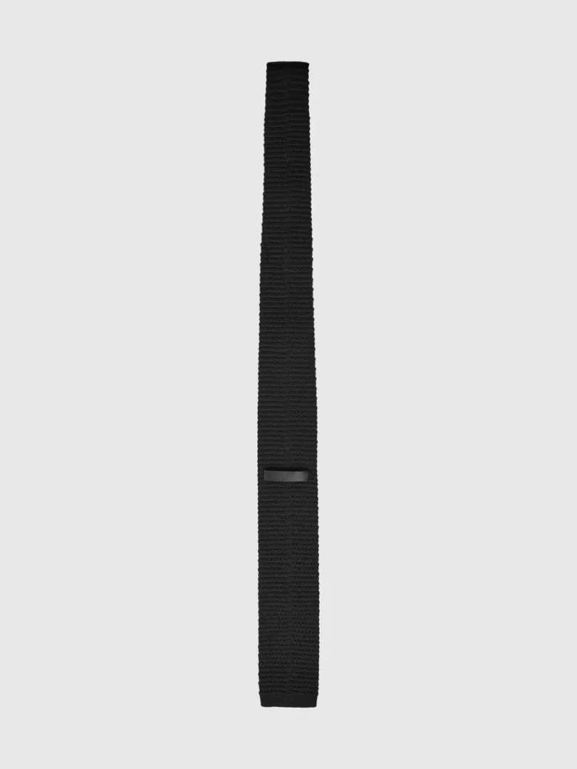 strikket_slips_1-8.webp Accessories | Jakkesæt & Blazers>SELECTED STRIKKET SLIPS Black