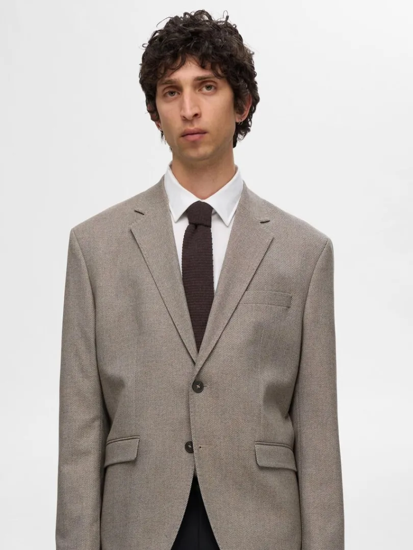 strikket_slips_3.webp Accessories | Jakkesæt & Blazers>SELECTED STRIKKET SLIPS Brown