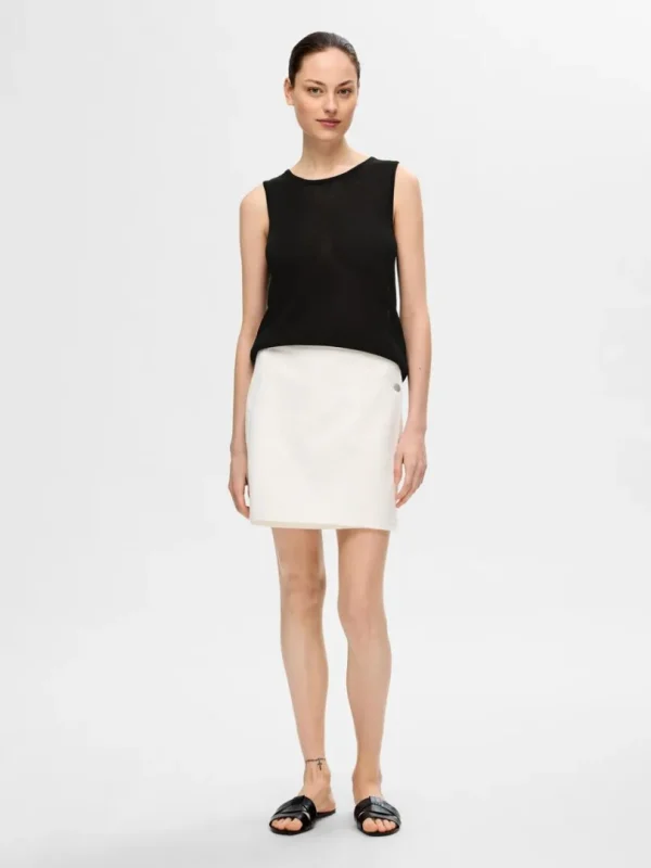 Toppe Og Bluser | Strik>SELECTED STRIKKET TANKTOP Black