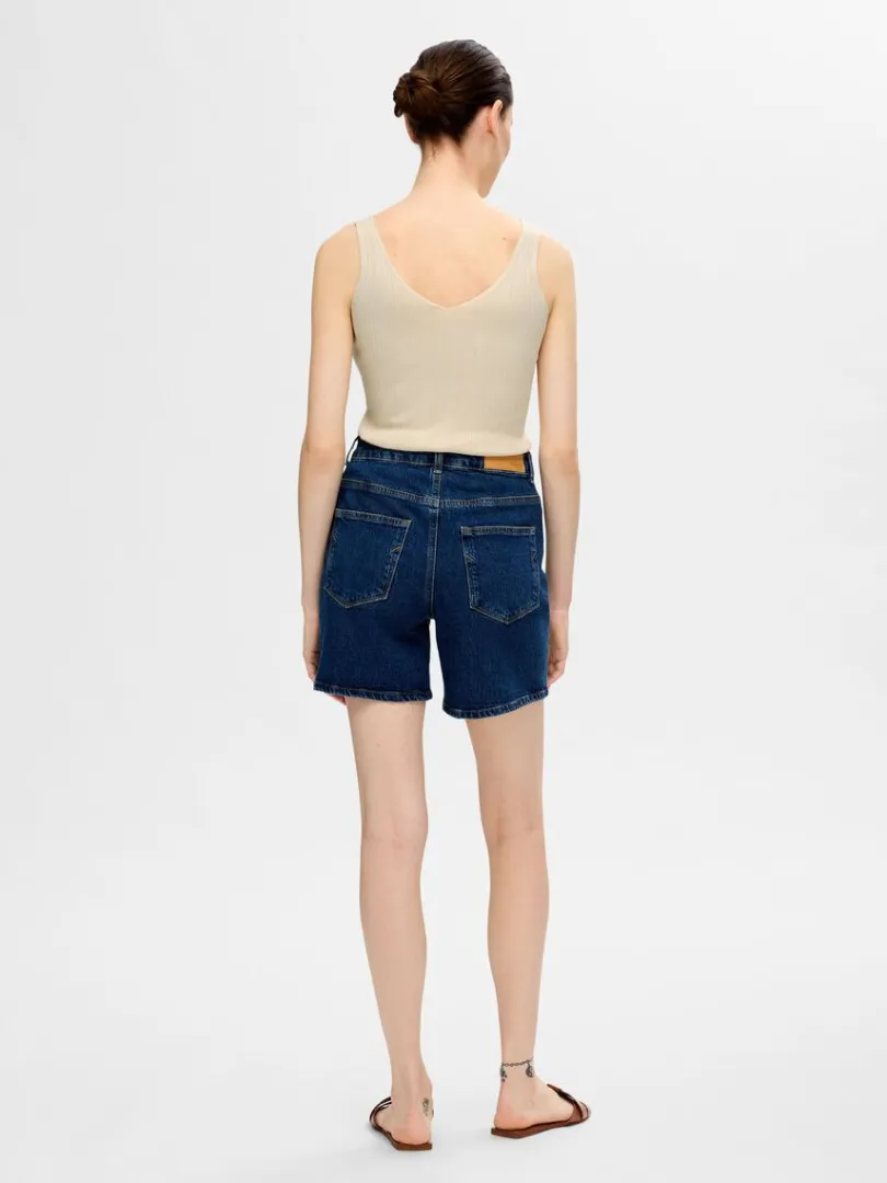 strikket_tanktop_4.webp Toppe Og Bluser | Strik>SELECTED STRIKKET TANKTOP Beige