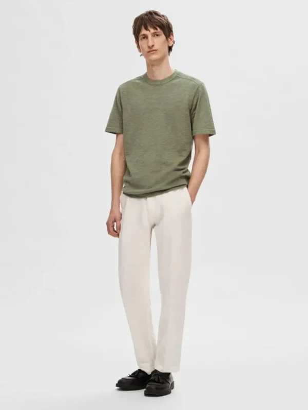 T-shirts | Strik>SELECTED STRIKKET T-SHIRT Green
