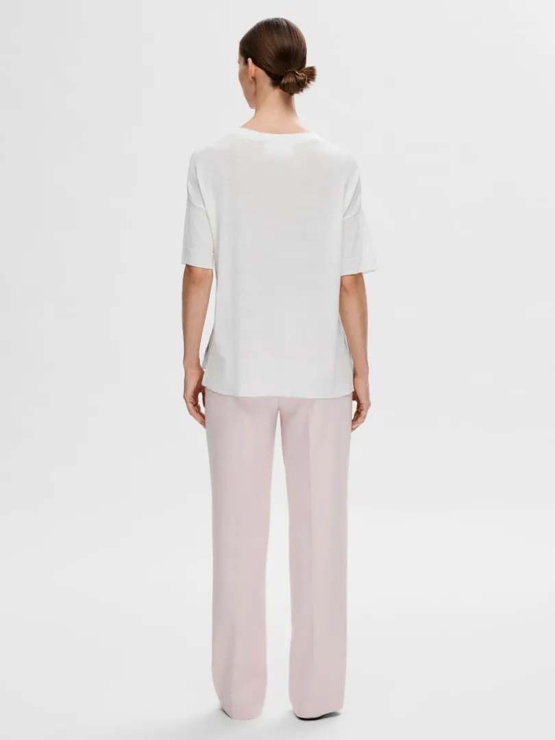 strikket_tshirt_4.webp Strik>SELECTED STRIKKET T-SHIRT White