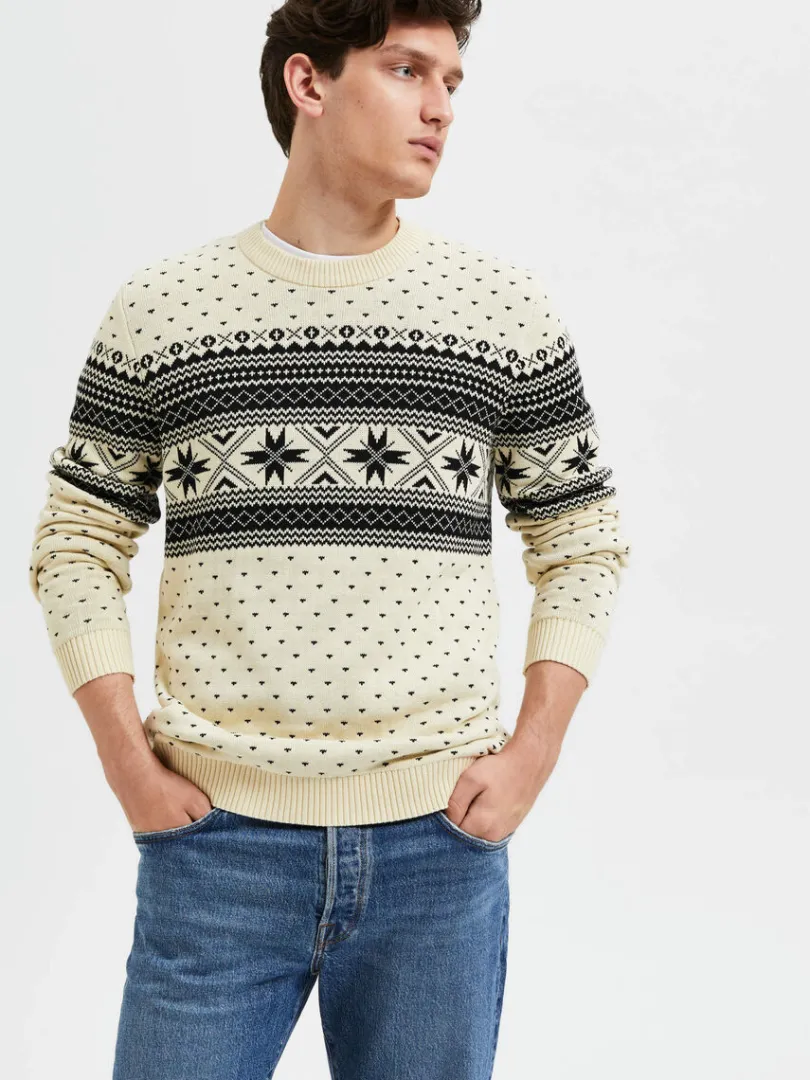 strikket_vinter_striktrje_2.webp Strik>SELECTED STRIKKET VINTER STRIKTRØJE Beige
