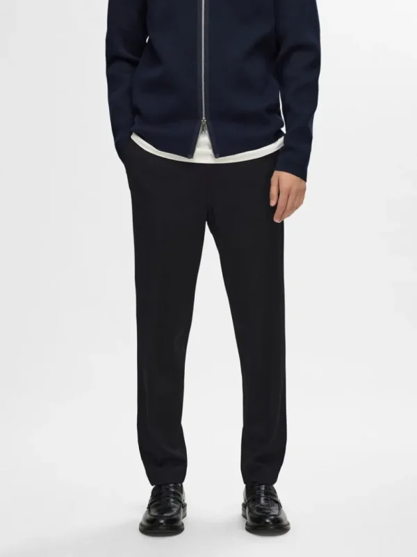 Bukser | Jakkesæt & Blazers>SELECTED TAPERED SLIM FIT BUKSER Black