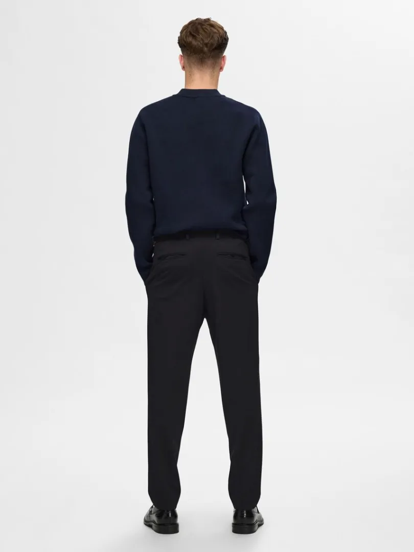 tapered_slim_fit_bukser_1.webp Bukser | Jakkesæt & Blazers>SELECTED TAPERED SLIM FIT BUKSER Black