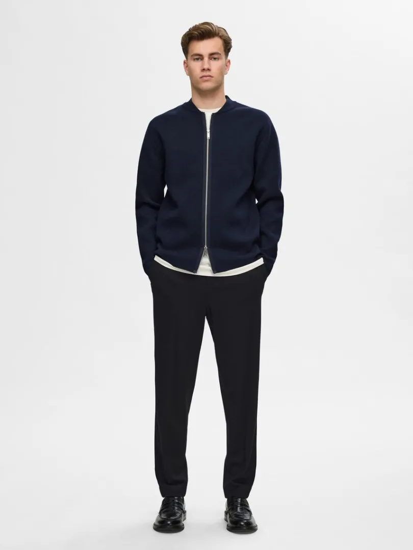 tapered_slim_fit_bukser_2.webp Bukser | Jakkesæt & Blazers>SELECTED TAPERED SLIM FIT BUKSER Black