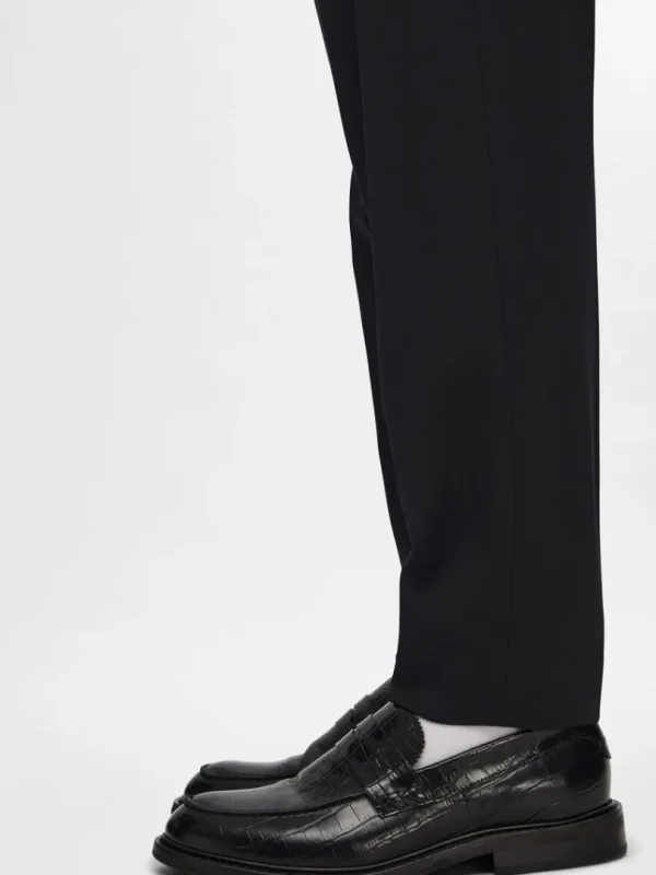 Bukser | Jakkesæt & Blazers>SELECTED TAPERED SLIM FIT BUKSER Black