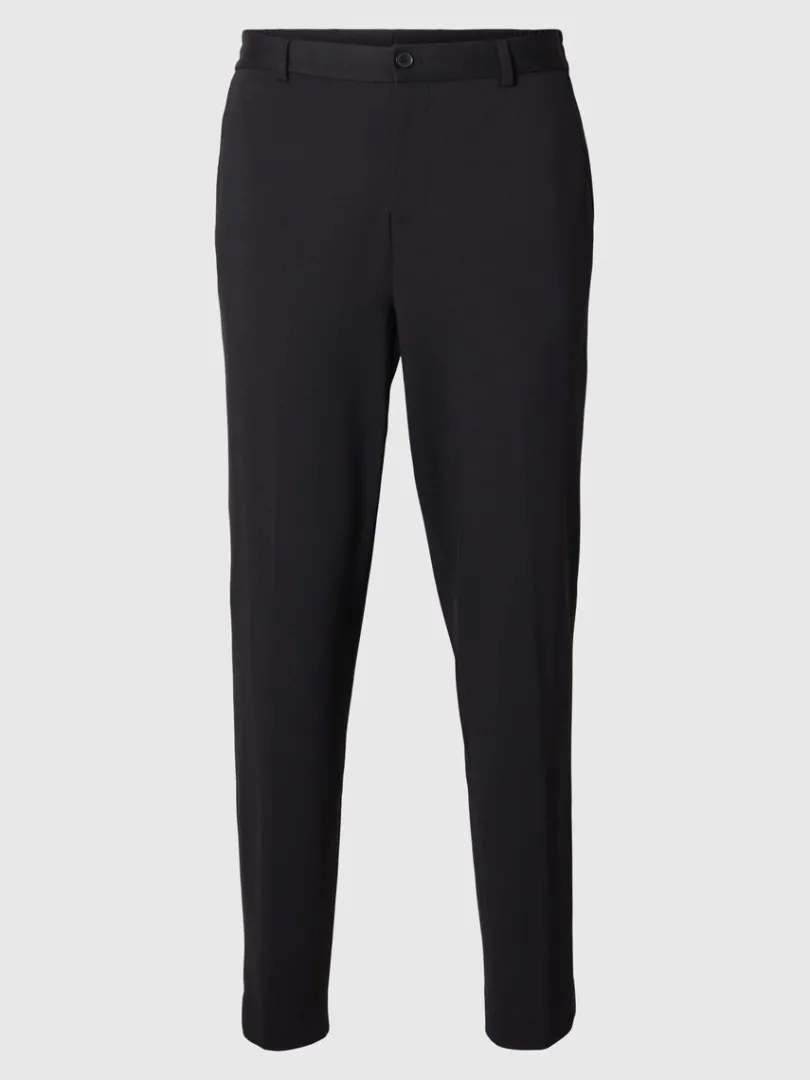 tapered_slim_fit_bukser_4.webp Bukser | Jakkesæt & Blazers>SELECTED TAPERED SLIM FIT BUKSER Black
