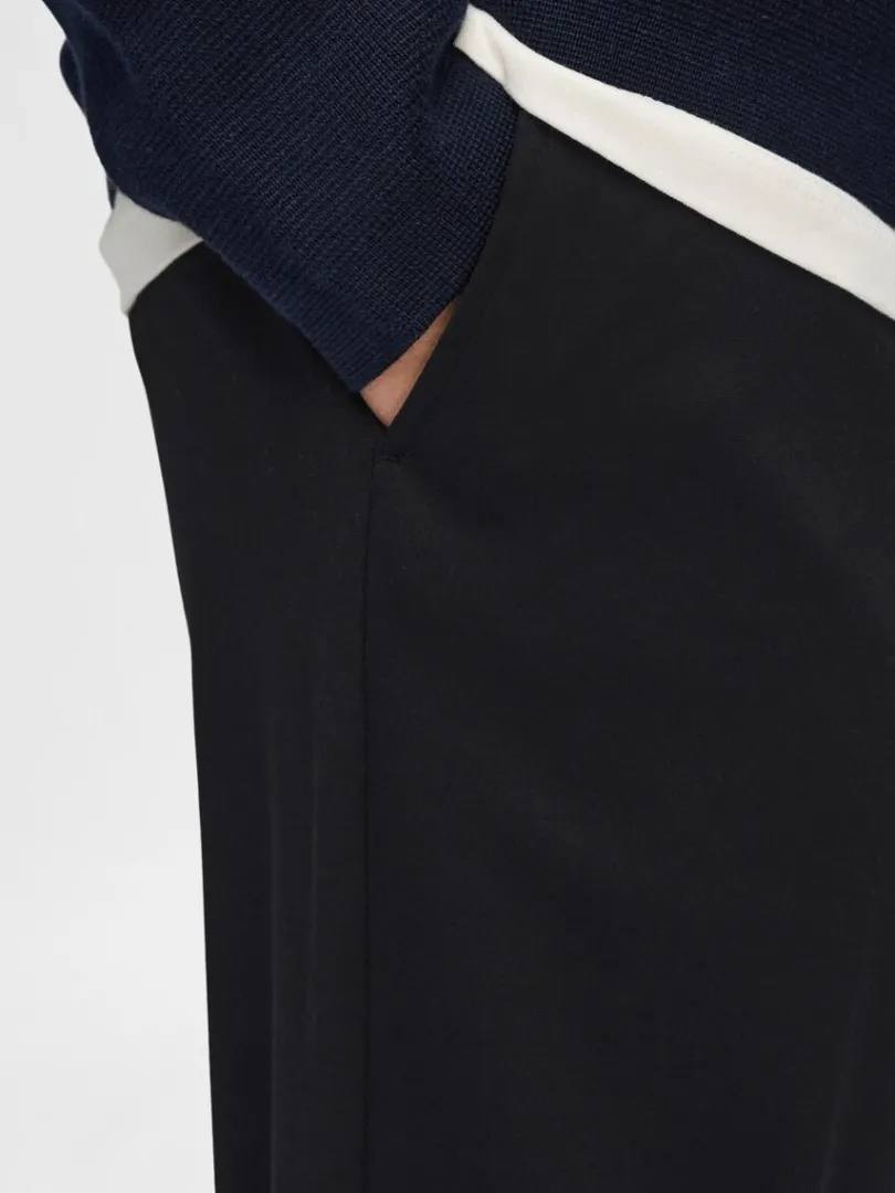 tapered_slim_fit_bukser_5.webp Bukser | Jakkesæt & Blazers>SELECTED TAPERED SLIM FIT BUKSER Black