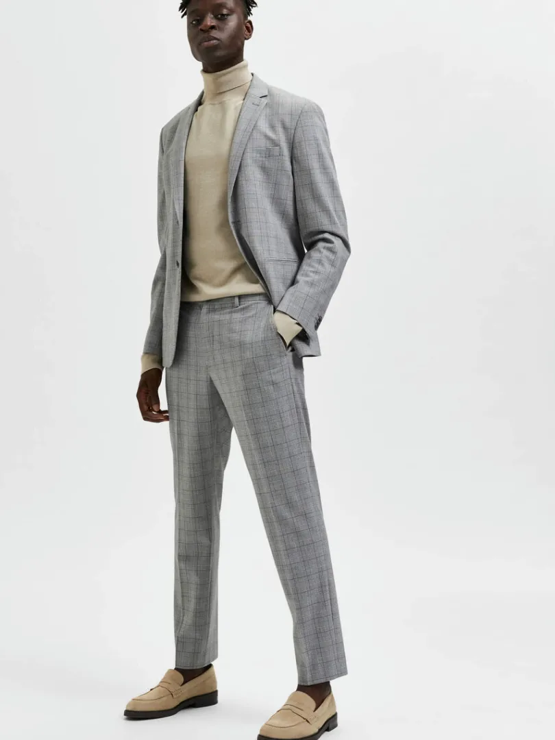ternede_bukser_2-1.webp Bukser | Jakkesæt & Blazers>SELECTED TERNEDE BUKSER Grey