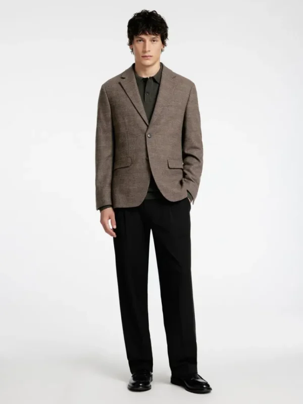 Jakkesæt & Blazers>SELECTED TERNET BLAZER Brown