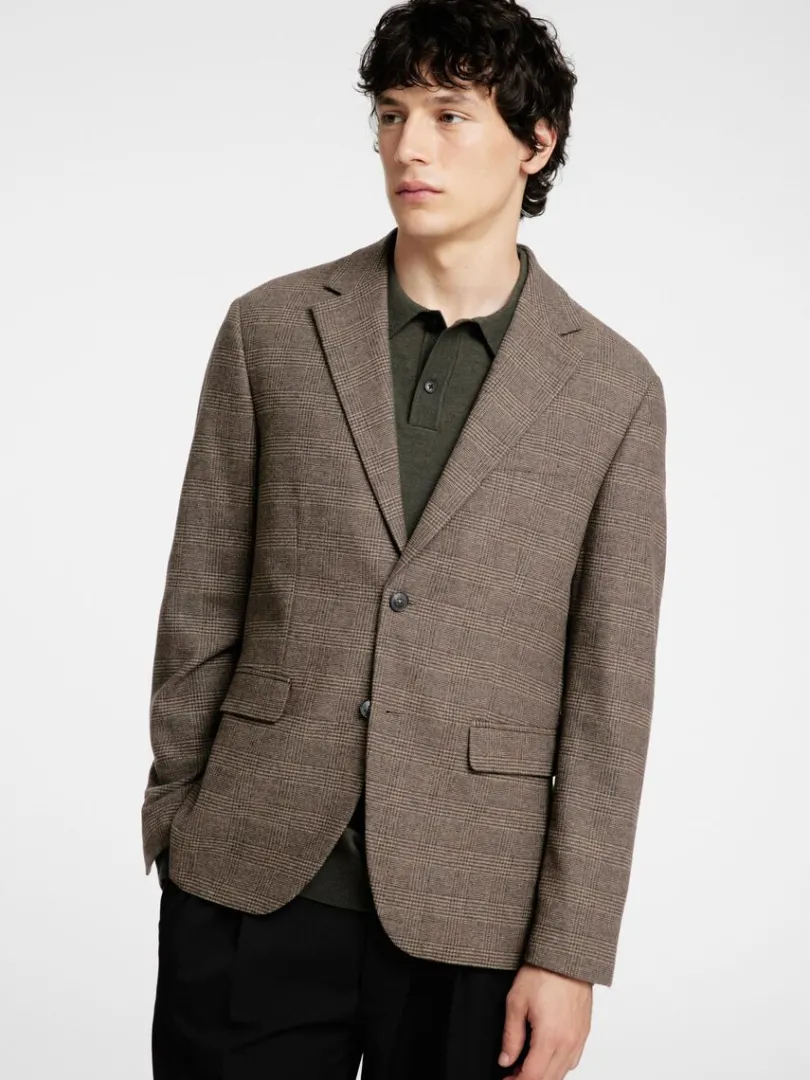 ternet_blazer_2-2.webp Jakkesæt & Blazers>SELECTED TERNET BLAZER Brown