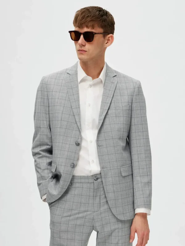 Jakkesæt & Blazers>SELECTED TERNET BLAZER Grey