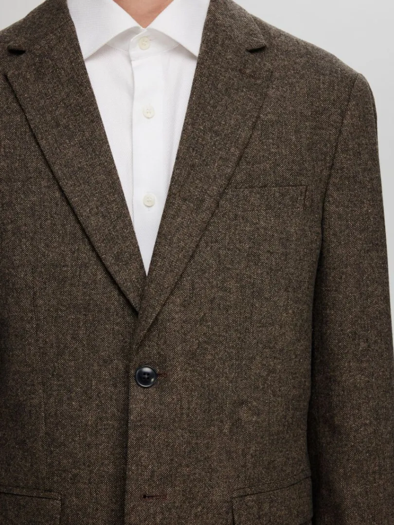 ternet_blazer_3.webp Jakkesæt & Blazers>SELECTED TERNET BLAZER Brown