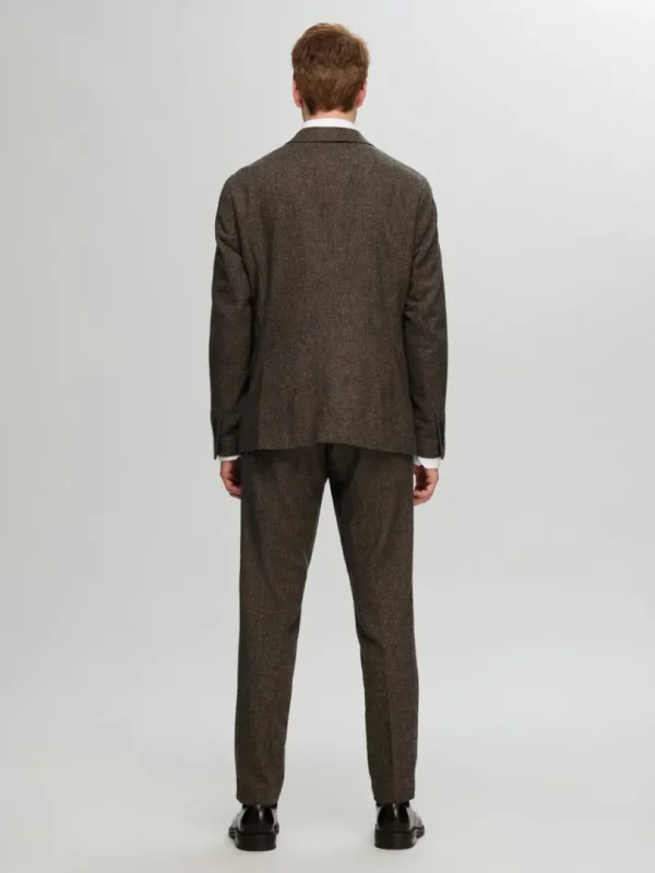 Jakkesæt & Blazers>SELECTED TERNET BLAZER Brown