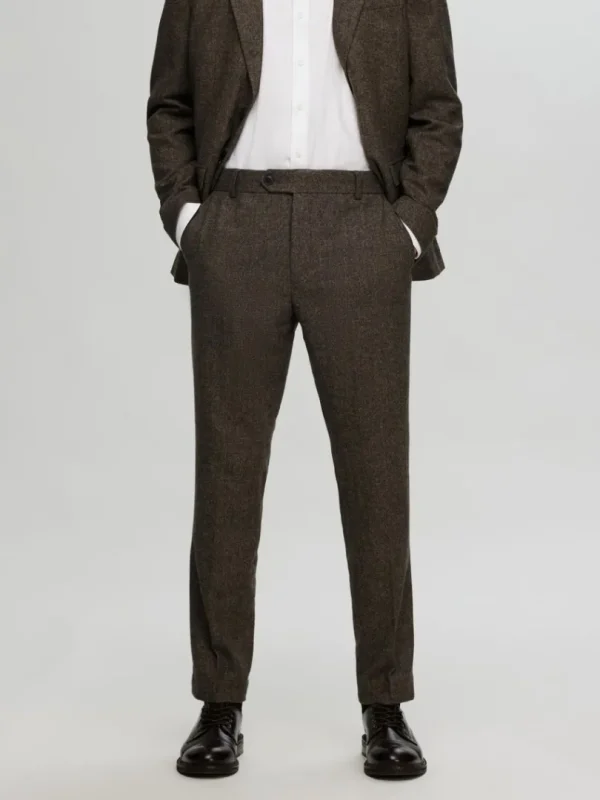 Jakkesæt & Blazers | Bukser>SELECTED TERNET HABITBUKSER Brown