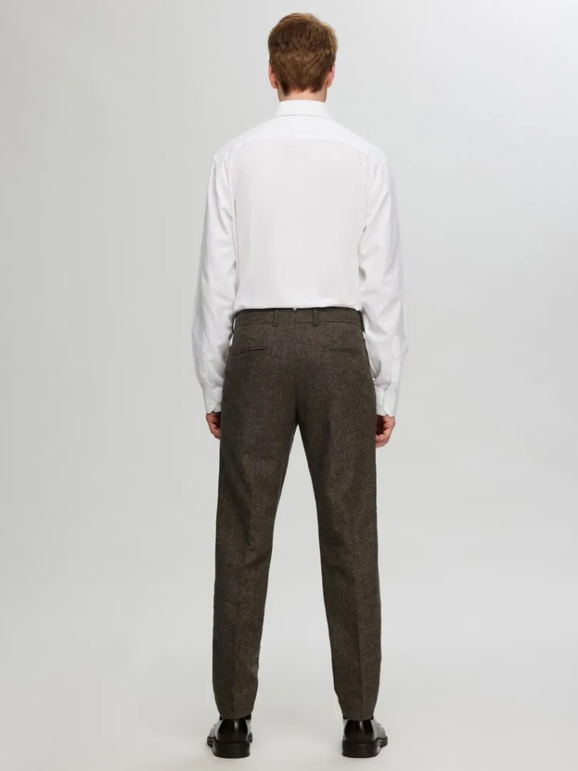 ternet_habitbukser_1.webp Jakkesæt & Blazers | Bukser>SELECTED TERNET HABITBUKSER Brown
