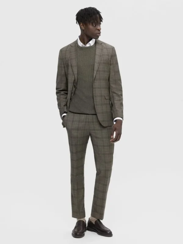 Bukser | Jakkesæt & Blazers>SELECTED TERNET HABITBUKSER Brown