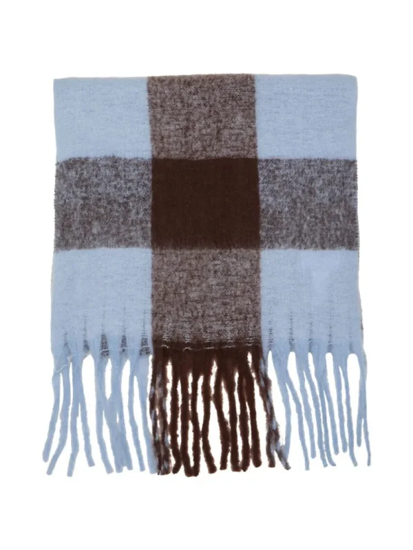Accessories>SELECTED TERNET HALSTØRKLÆDE Blue