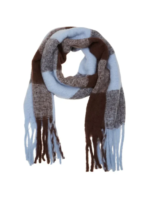 Accessories>SELECTED TERNET HALSTØRKLÆDE Blue