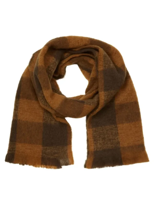 Accessories>SELECTED TERNET HALSTØRKLÆDE Brown