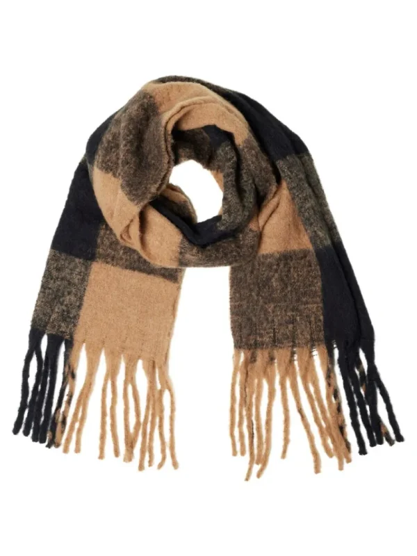 Accessories>SELECTED TERNET HALSTØRKLÆDE Brown