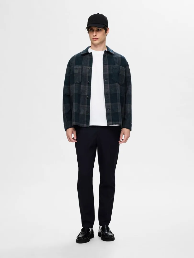 ternet_overshirt_2-4.webp Overtøj | Skjorter>SELECTED TERNET OVERSHIRT Blue