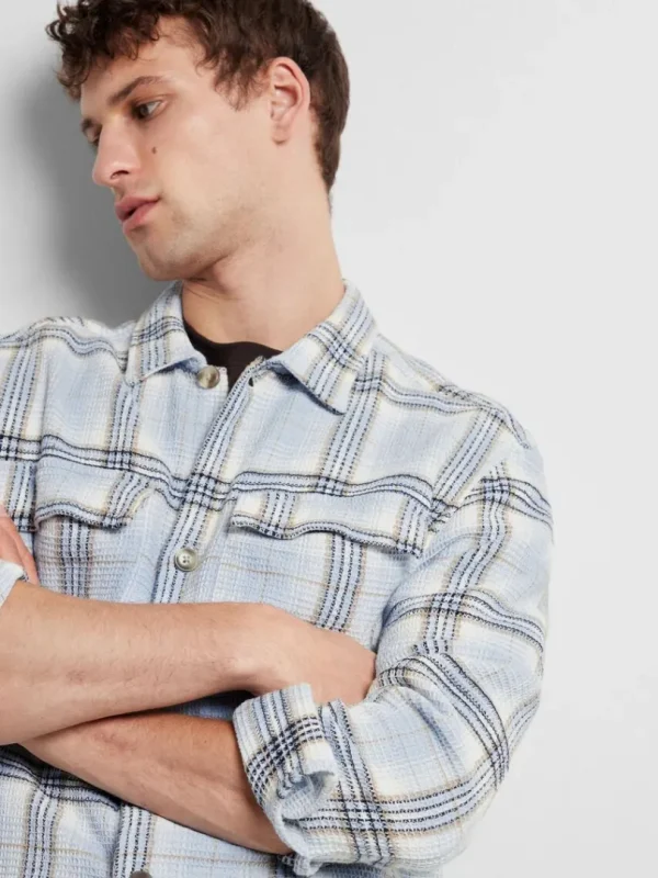 Overtøj | Skjorter>SELECTED TERNET OVERSHIRT Blue