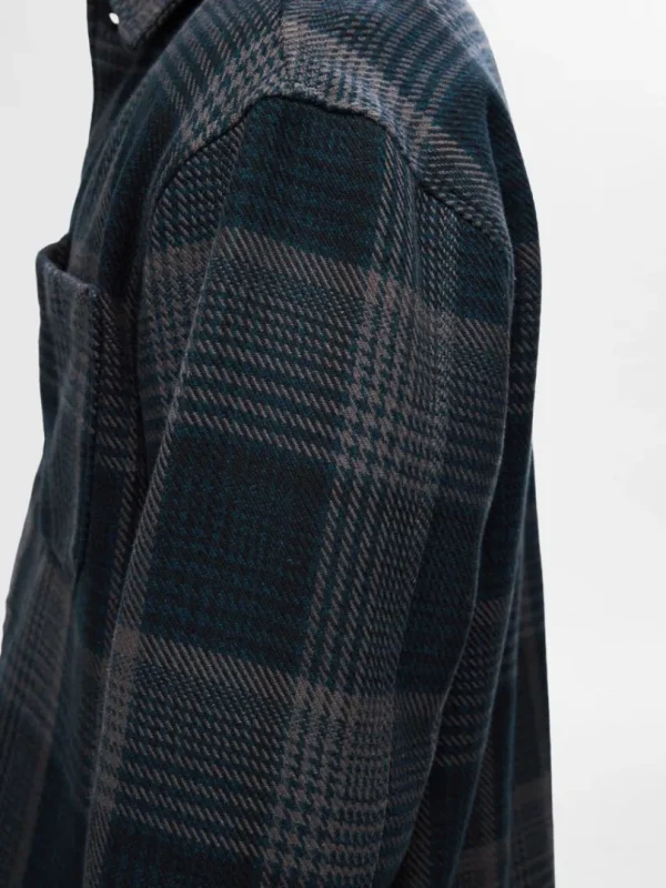 Overtøj | Skjorter>SELECTED TERNET OVERSHIRT Blue